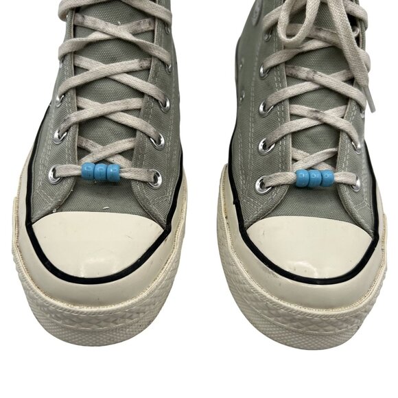Converse Chuck Taylor All Star Size US M6 / W8 Embroidered Sage High Top Sneaker - Picture 9 of 16